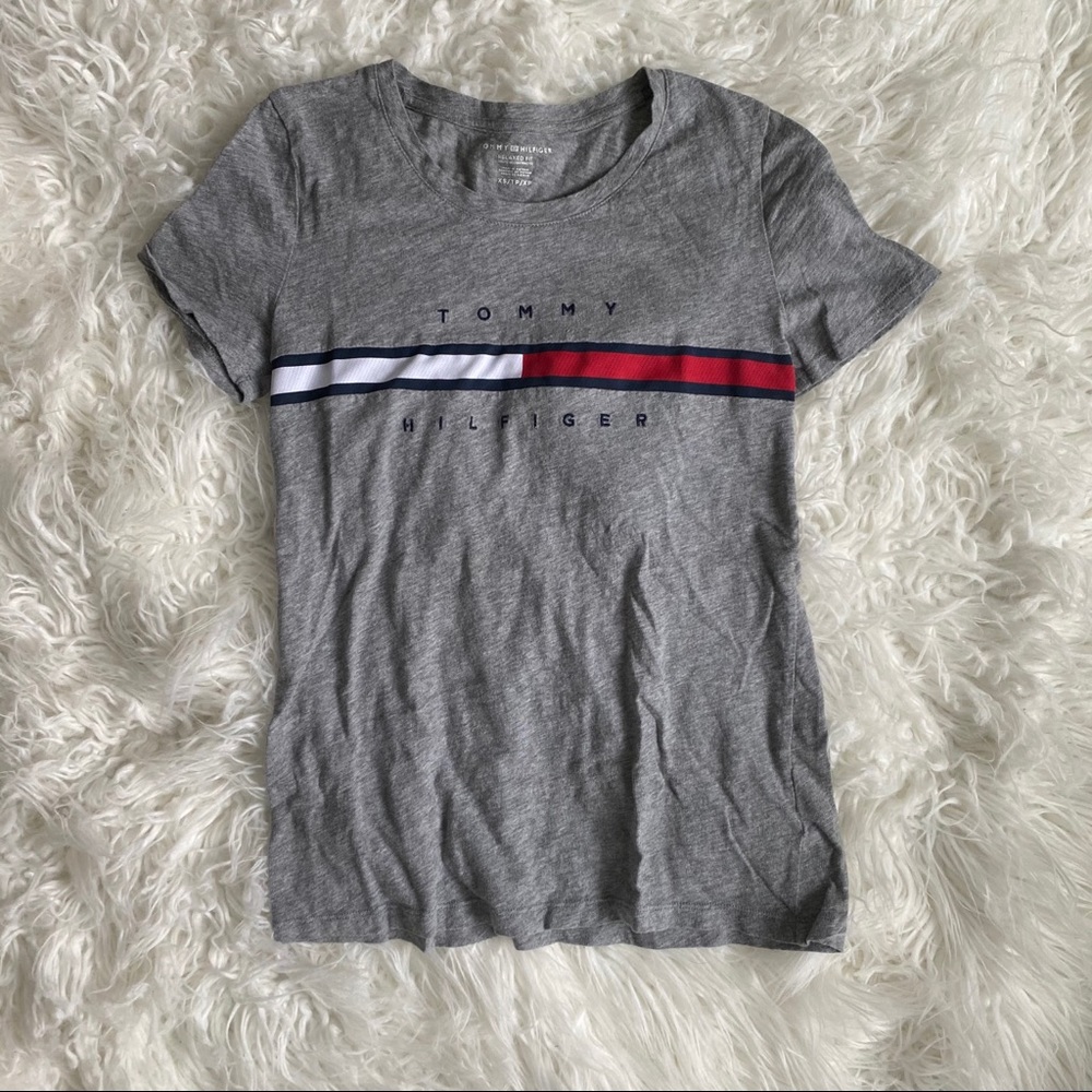 Tommy Hilfiger Grey T-shirt- XS